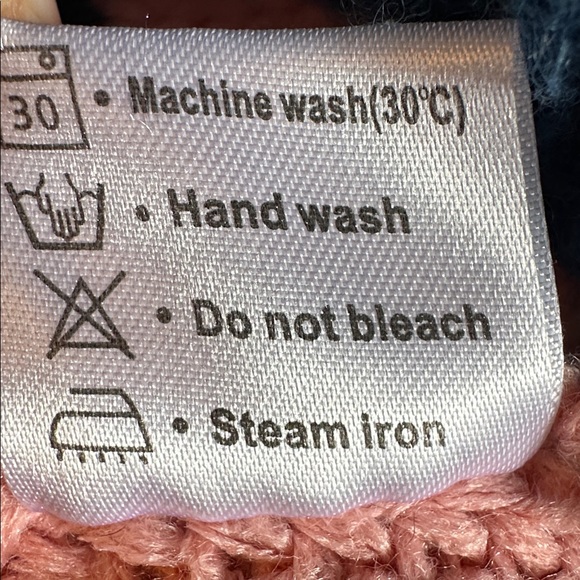 Women’s knit crewneck sweater Multicolor chunky cozy size Small - Picture 7 of 8